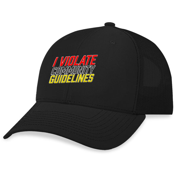 I Violate Community Guidelines Hat