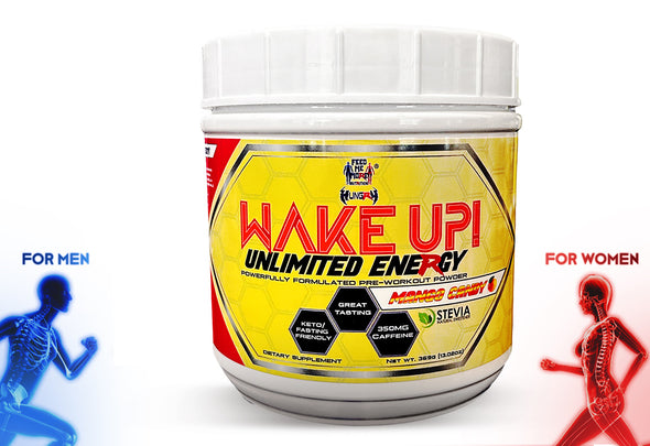 Wake Up Unlimited Energy – The #1 Stevia & Monk Fruit Pre-Workout Energy Drink in the World