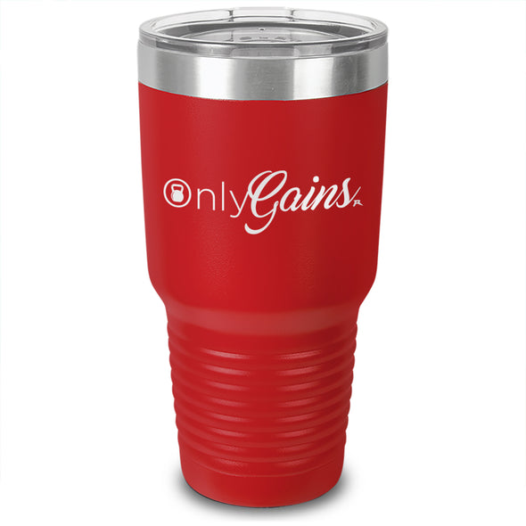 Only Gains Laser Etched Tumbler